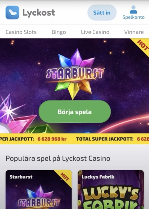 Exklusiva bonus belöningar showcase Lyckost Casino